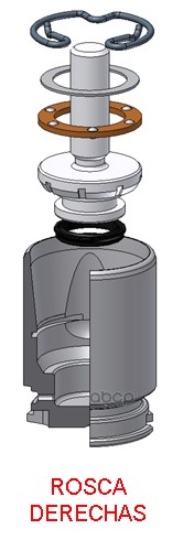 Поршень суппорта с механизмом правый TOYOTA AURIS / COROLLA (_E18_) SERIES (10-12->  ) / OPEL CORSA Frenkit арт. k364901r