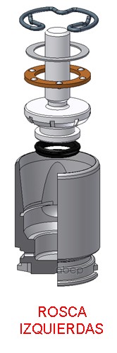 Поршень левого суппорта с механизмом FORD MONDEO III 04-07 / PEUGEOT 207 / FIAT STILO 04-99-> / GEEL Frenkit арт. k384901l