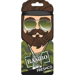 Ароматизатор Территория Мужчин Пропитанный Пластинка (Тм Rambo) Цитрус Freshco Ar1tm050 Freshco арт. AR1TM050
