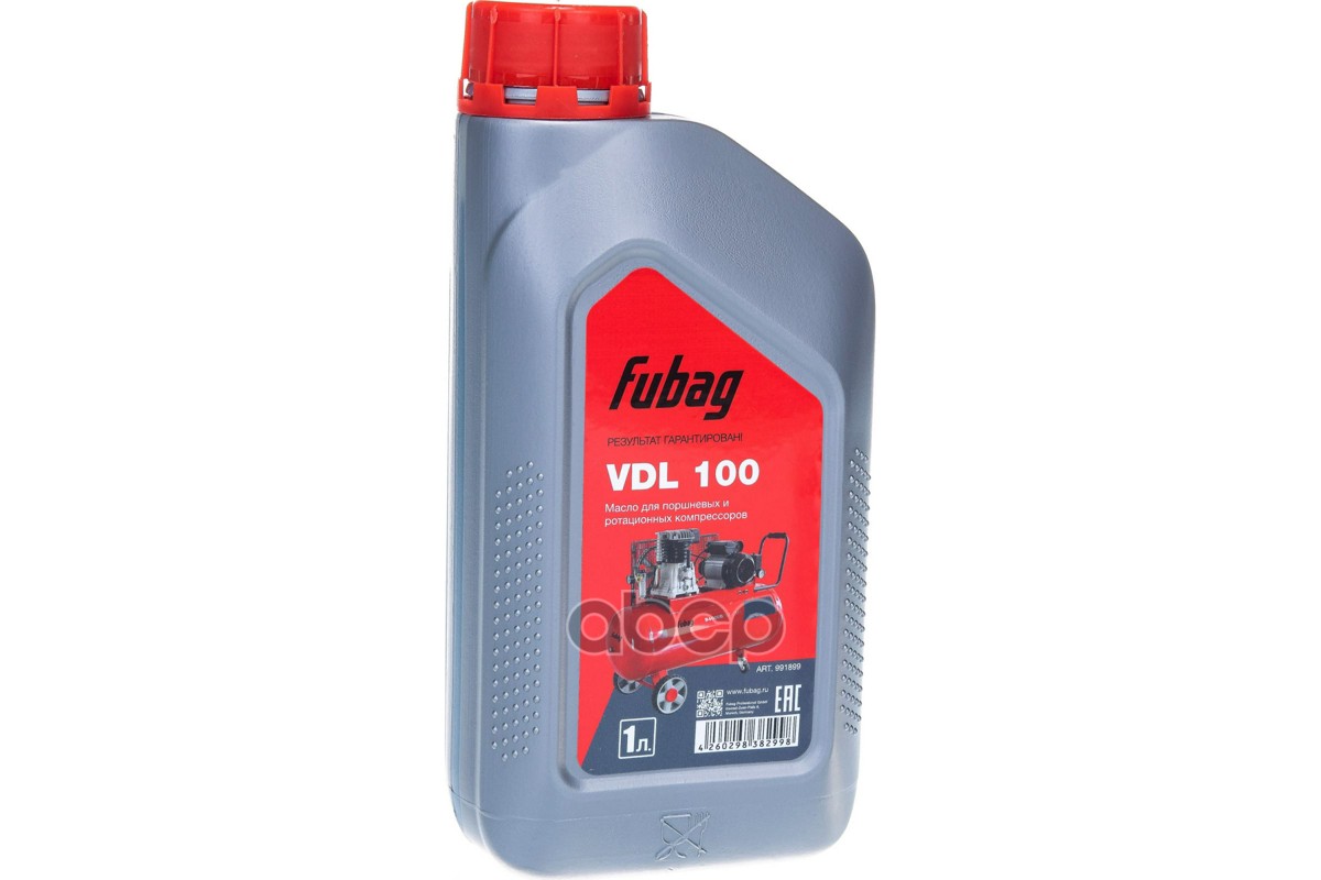 Масло Для Поршневых Компрессоров Vdl100, 1 Л Fubag 991899 Fubag арт. 991899
