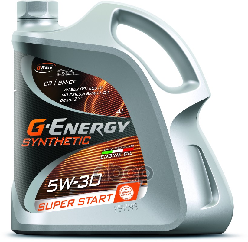 G-Energy Масло моторное синтетическое Super Start 5W30 SP, C2/C3 4л