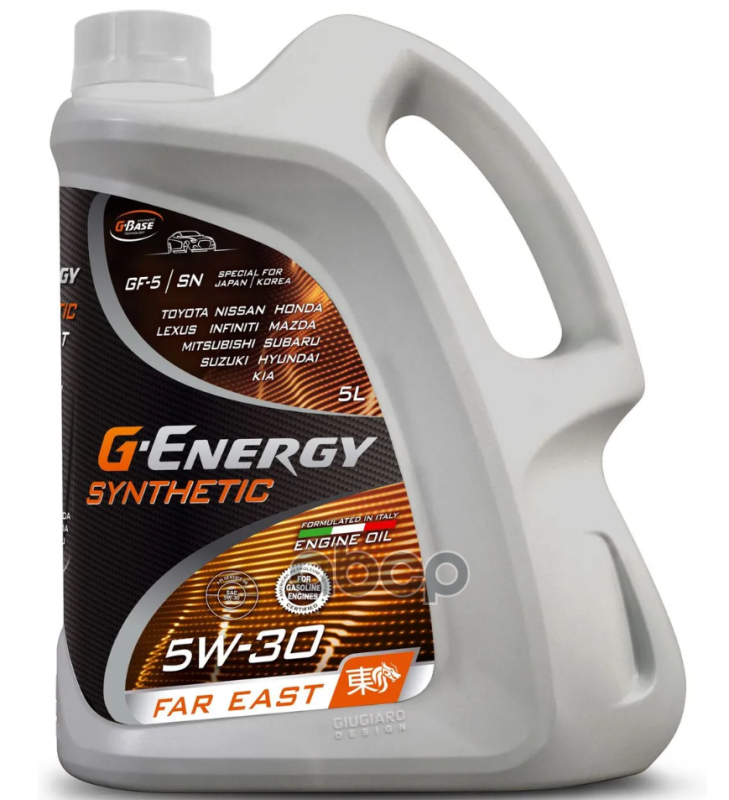 G-Energy Масло моторное синтетическое Far East 5W30 SP, GF-6A 5л