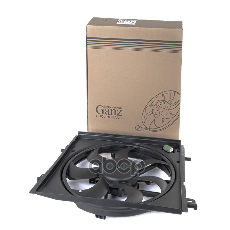 Вентилятор радиатора основного NISSAN Qashqai (J11) 2013-> GANZ GIC06220 GANZ арт. GIC06220