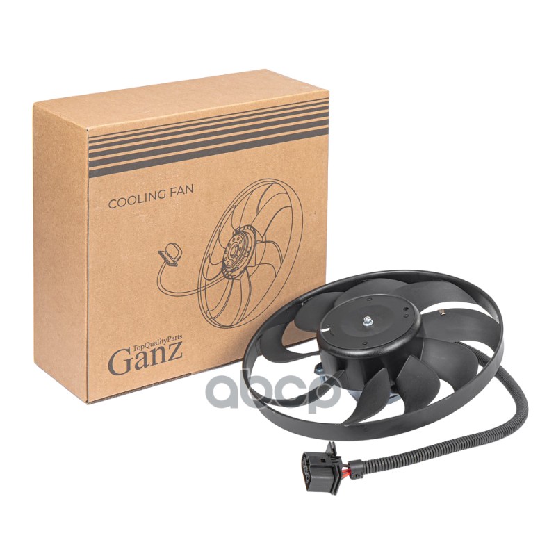 Вентилятор радиатора (без кожуха) AUDI  A3/TT/SKODA Octava,Fabia/SEAT Toledo II/VW G GANZ GIC06536 GANZ арт. GIC06536