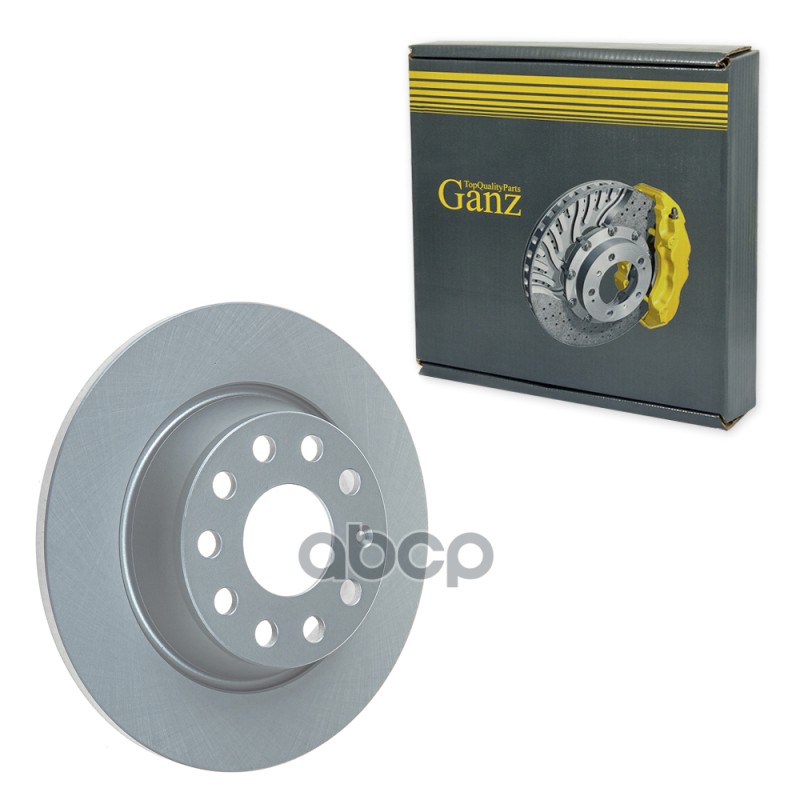Диск тормозной задний с покрытием VAG AUDI/SEAT/SKODA/VW GANZ GIJ06004 GANZ арт. GIJ06004