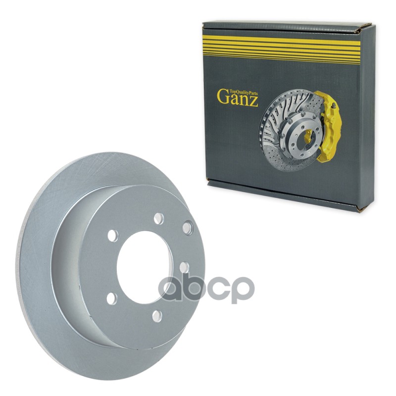 Диск тормозной задний с покрытием MITSUBISHI Lancer/Lancer Sportback GANZ GIJ06010 GANZ арт. GIJ06010