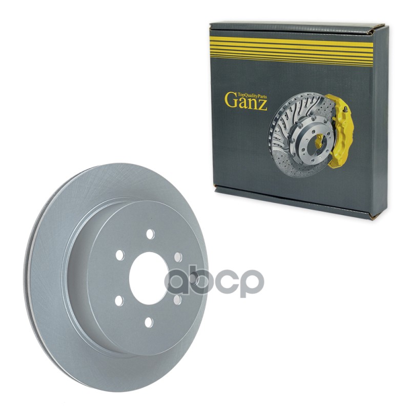 Диск тормозной задний с покрытием NISSAN Pathfinder/Navara 05-> /Vent D=308mm GANZ GIJ06037 GANZ арт. GIJ06037