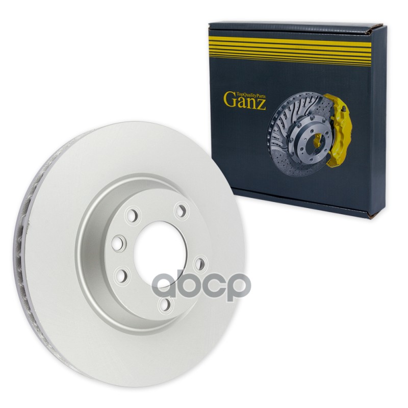 Диск тормозной передний R с покрытием AUDI Q7 06->/Cayenne/Touareg ->10/Vent D=350mm GANZ GIJ06173 GANZ арт. GIJ06173