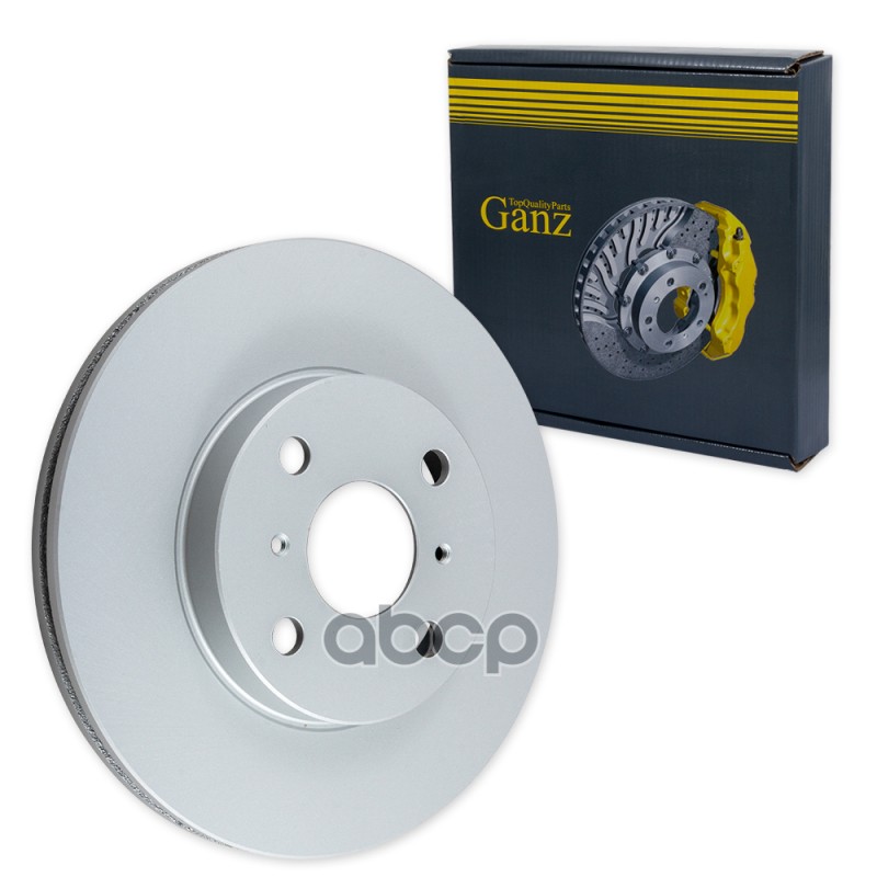 Диск тормозной передний с покрытием TOYOTA Yaris I/Yaris Verso 99-05 /D=255mm GANZ GIJ06180 GANZ арт. GIJ06180
