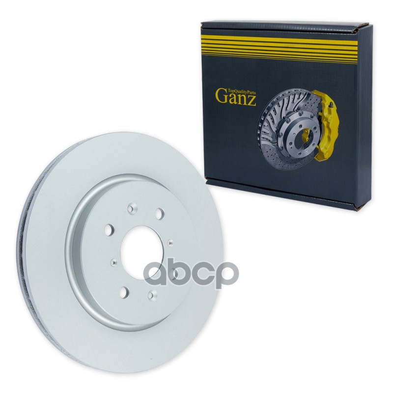 Диск тормозной передний с покрытием SUZUKI Swift IV 2010-> Vent D=256mm GANZ GIJ06181 GANZ арт. GIJ06181