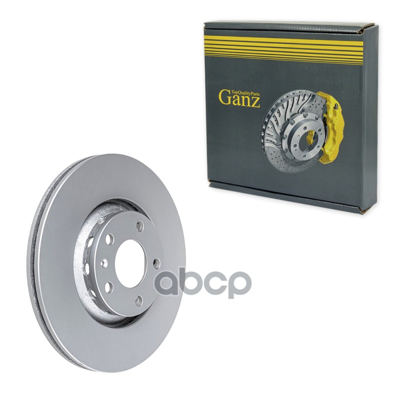 Диск тормозной передний с покрытием AD A4/A6 01-> вент GANZ GIJ10197 GANZ арт. GIJ10197