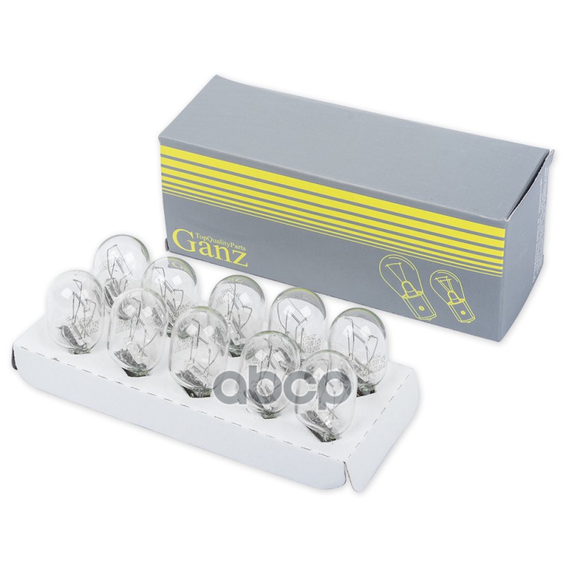 Лампа W21/5W 12V21/5W (W3x16q) Box (10 Шт.)  Ganz Gip06026 GANZ арт. GIP06026