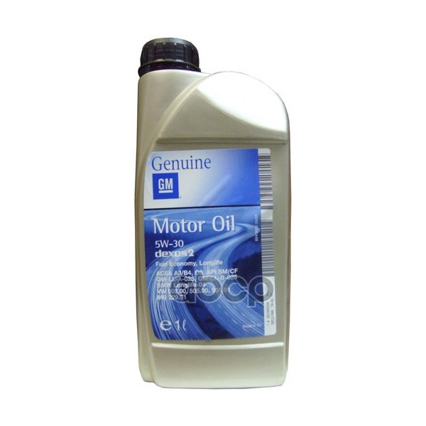 Зам на 93165690 Масло моторное синтетическое Dexos 2 5W-30, 1л 1942000 (93165554) GENERAL MOTORS арт. 1942000