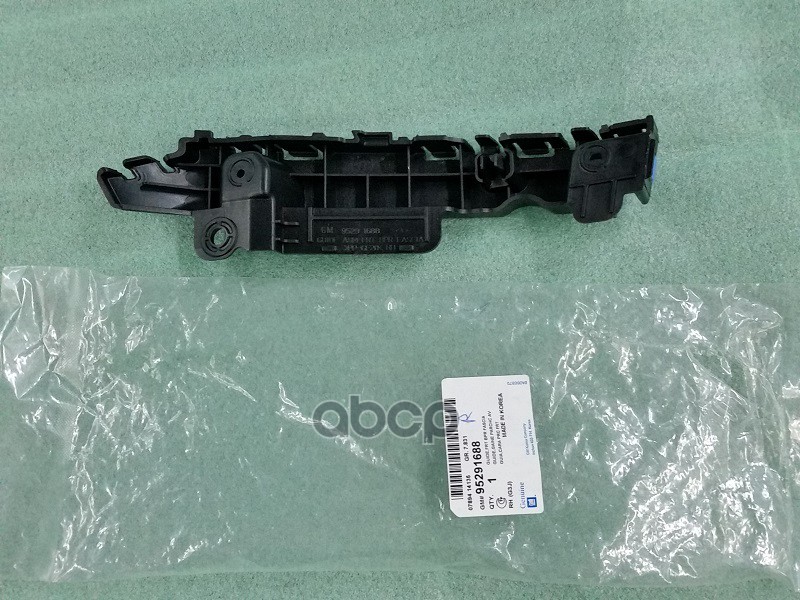 Кронштейн крепления бампера правый GM 95291688 GENERAL MOTORS арт. 95291688