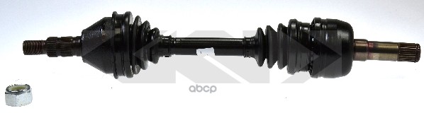 Полуось Передн Opel: Signum 03-, Vectra C 02- GKN (Loebro) арт. 304873