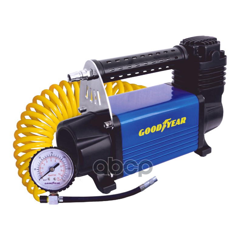 Воздушный компрессор Goodyear GY-50L 50 л/мин, питание от АКБ, съемный витой шланг, сумка для хранен GOODYEAR арт. GY000112