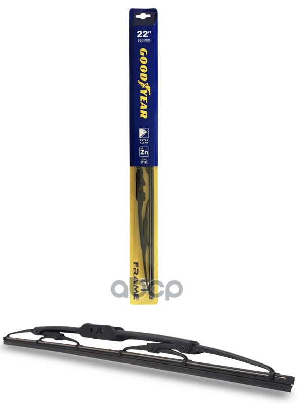 Щетка Стеклоочистителя Каркасная 550Мм Всесезонная 3 Переходника GOODYEAR арт. GY000322