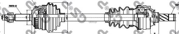 Привод В Сборе Opel Combo (71_) GSP арт. 244001