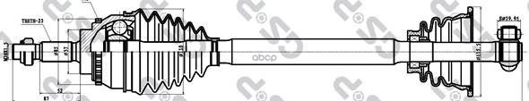 Привод в сборе RENAULT MEGANE I (BA0/1_) GSP арт. 250160