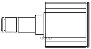 ШРУС внутренний к-т HONDA ACCORD VII (CL  CN)  CIVIC VII Hatchback (EU  EP  EV)  CR-V I (RD)  CR-V I GSP арт. 623009