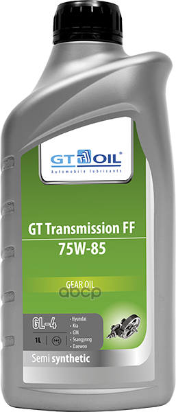 Масло транс. GT Transmission FF  SAE 75W-85  API GL-4  1 л GT OIL арт. 8809059407790