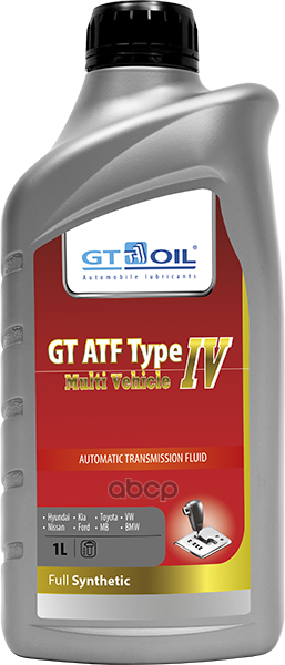 Масло транс. GT ATF T-IV Multi Vehicle  1 л GT OIL арт. 8809059407905