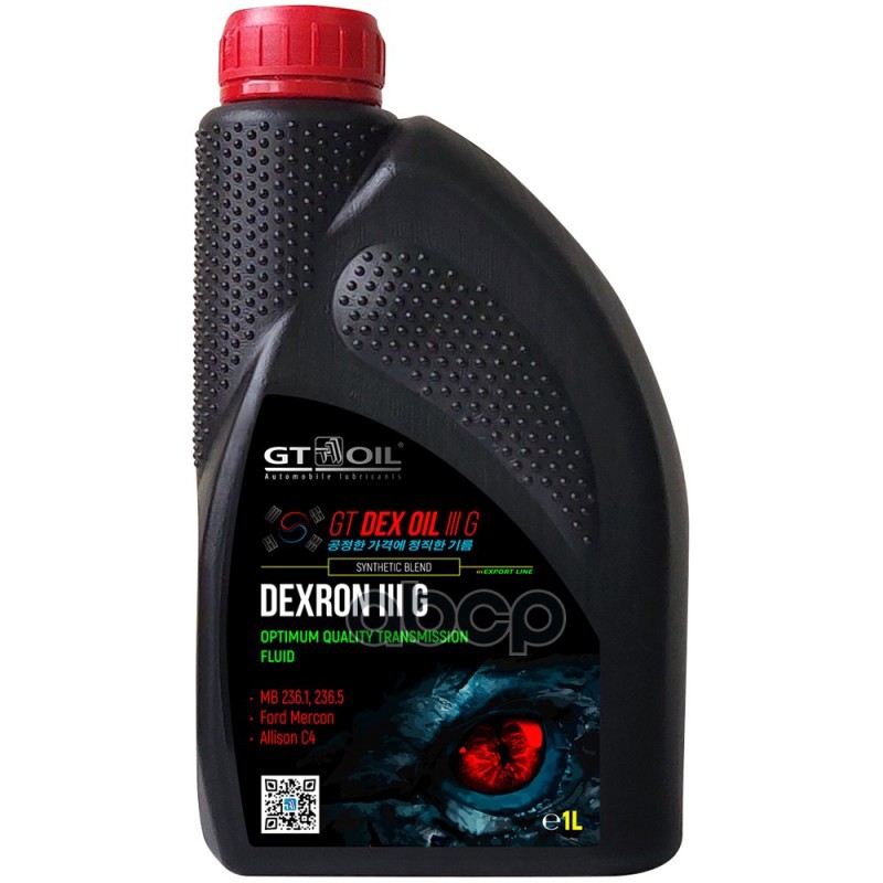 Масло трансмиссионное GT Dex Oil III G  1 л GT OIL арт. 8809059408889