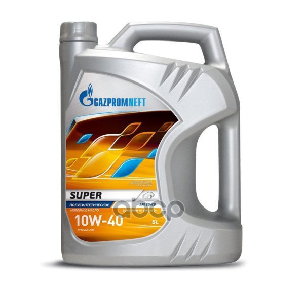 Масло моторное Gazpromneft Super 10W-40 полусинтетическое 5 л 253142143 Gazpromneft арт. 2389907481