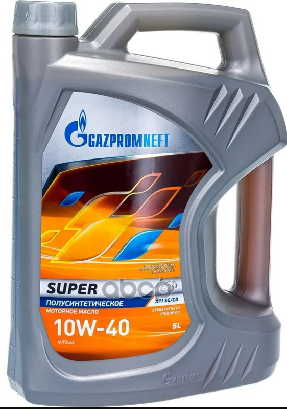 Масло моторное полусинтетическое Super 10W40 SG/CD 5л Gazpromneft арт. 2531401380