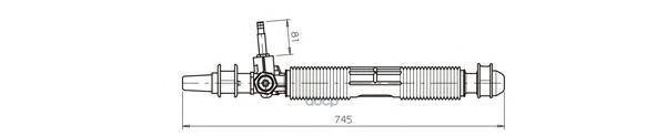 Рейка Рулевая General ricambi арт. OP4036