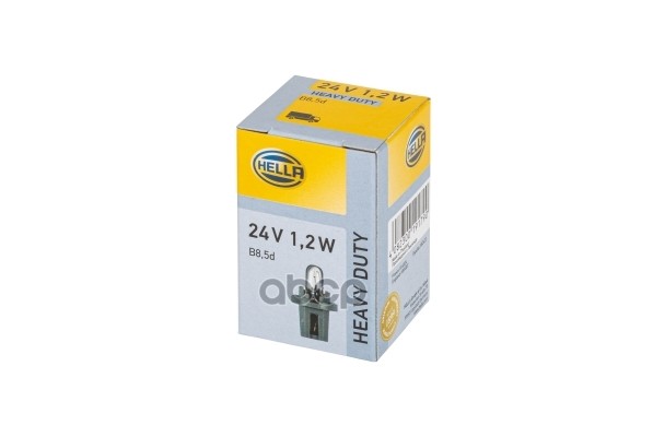 Лампа 24V W1,2W 1,2W Hella 1 Шт. Картон 8Ga 007 997-071 HELLA арт. 8GA 007 997-071