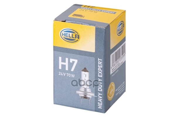 Лампа H7 24V 70W 8Gh007157-231 HELLA арт. 8GH007157-231