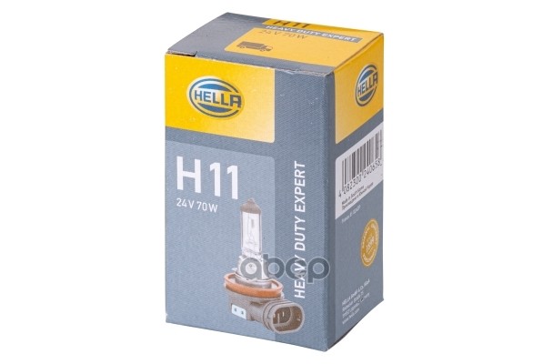 Лампа 24V H11 70W HELLA 1 шт. картон 8GH 008 358-251 HELLA арт. 8GH 008 358-251
