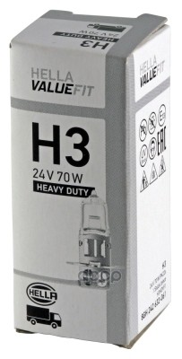 Лампа Накаливания Valuefit  H3 24V 70W Pk 22S HELLA арт. 8gh242632-061