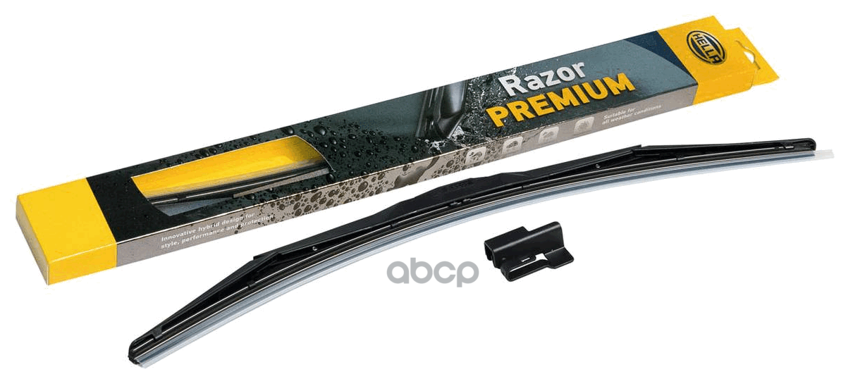 Щетка стеклоочистителя 450 мм гибридная 1 шт HELLA Razor Premium 9XW358094-181 HELLA арт. 9XW358094-181