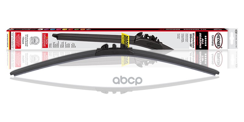 Щетка С/О   650Mm/26" (Бескаркасная С Доп.резинкой)  All Seasons Heyner 096 000 096000 HEYNER арт. 096000