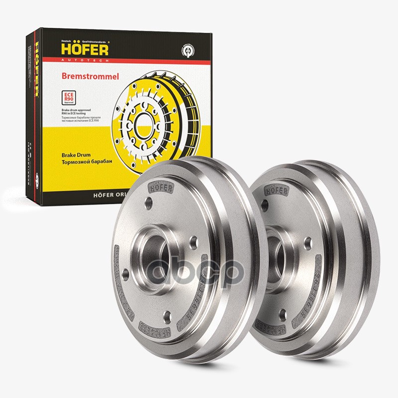 Барабан торм. чугун. Daewoo Matiz (98-) d=180 (к-кт 2шт) HOFER арт. HF144822