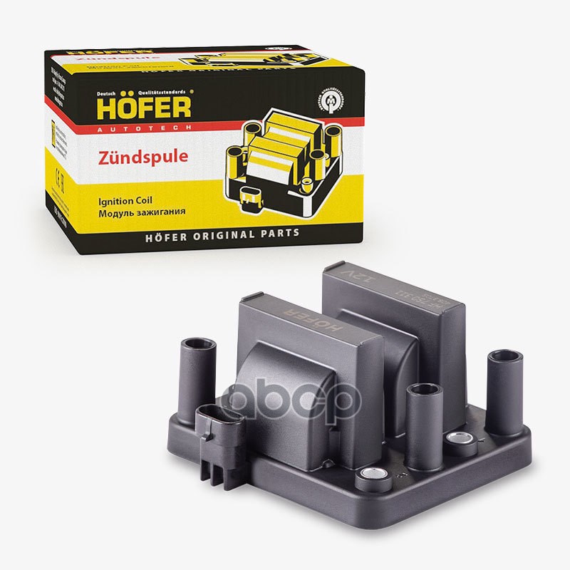 Катушка зажигания ГАЗ с дв. УМЗ 4216, ЗАЗ Сенс (408.3705) HOFER арт. HF750311