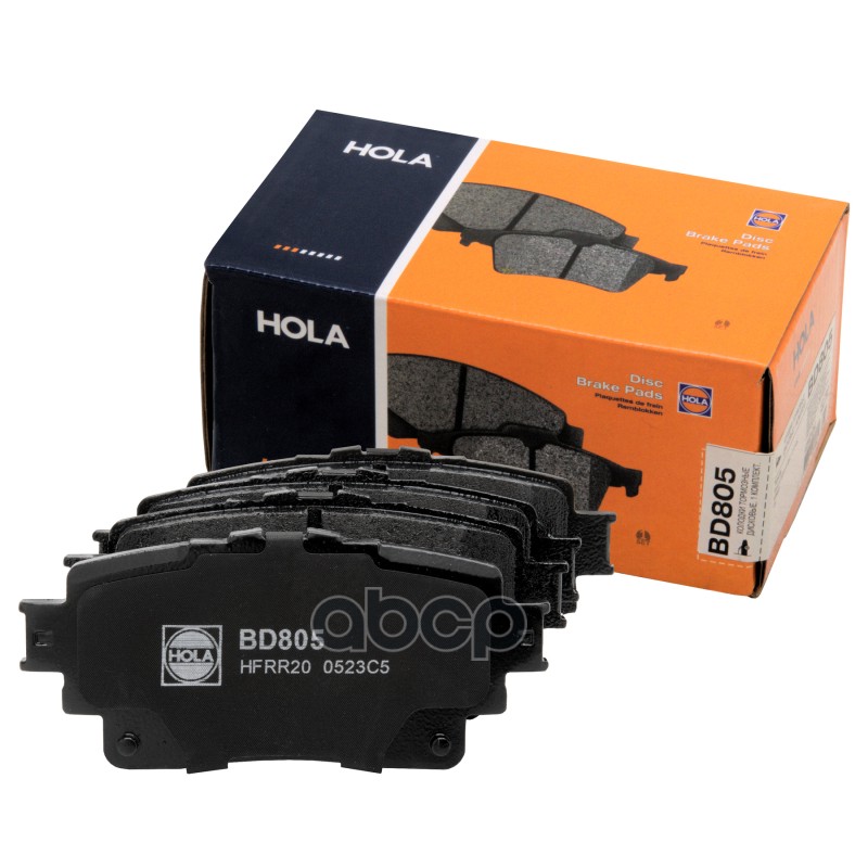 Тормозные колодкидисковые HOLA арт. bd805