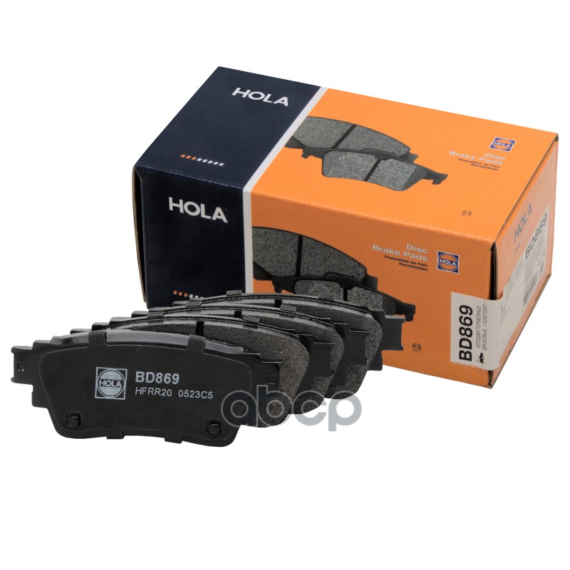 Тормозные колодки дисковые HOLA арт. bd869