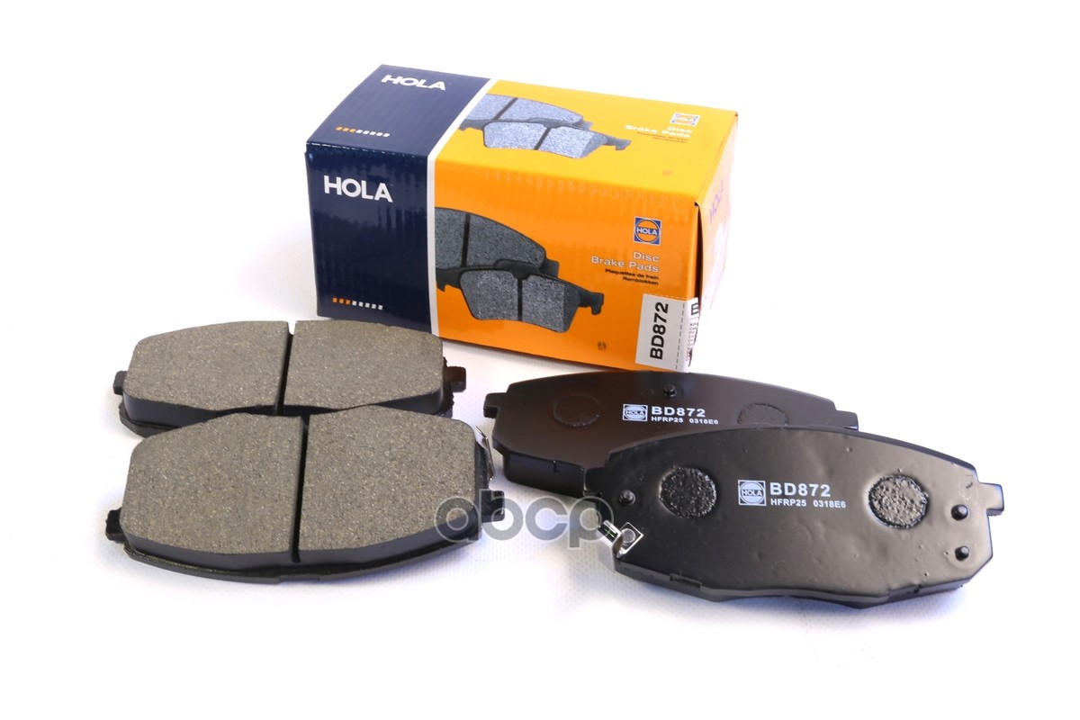 Тормозные колодки дисковые (передние) KIA Cee'd  Pro Cee'd  Cerato II  Cerato Koup  Carens II  HYUND HOLA арт. bd872