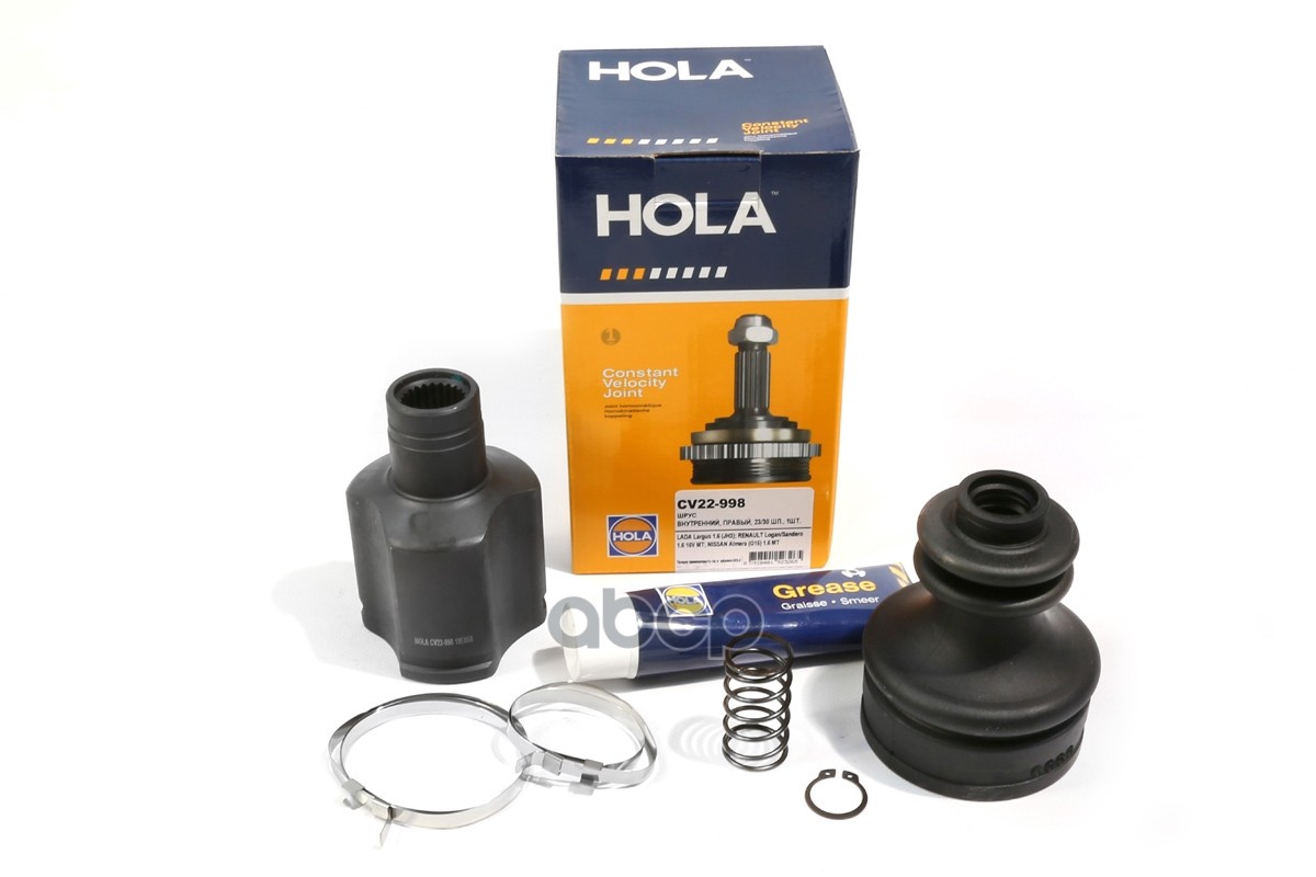 ШРУС внутренний (23/30 шл.  правый) LADA Largus 1.6 (JH3)  RENAULT Logan/Sandero 1.6 16V MT  NISSAN HOLA арт. cv22-998