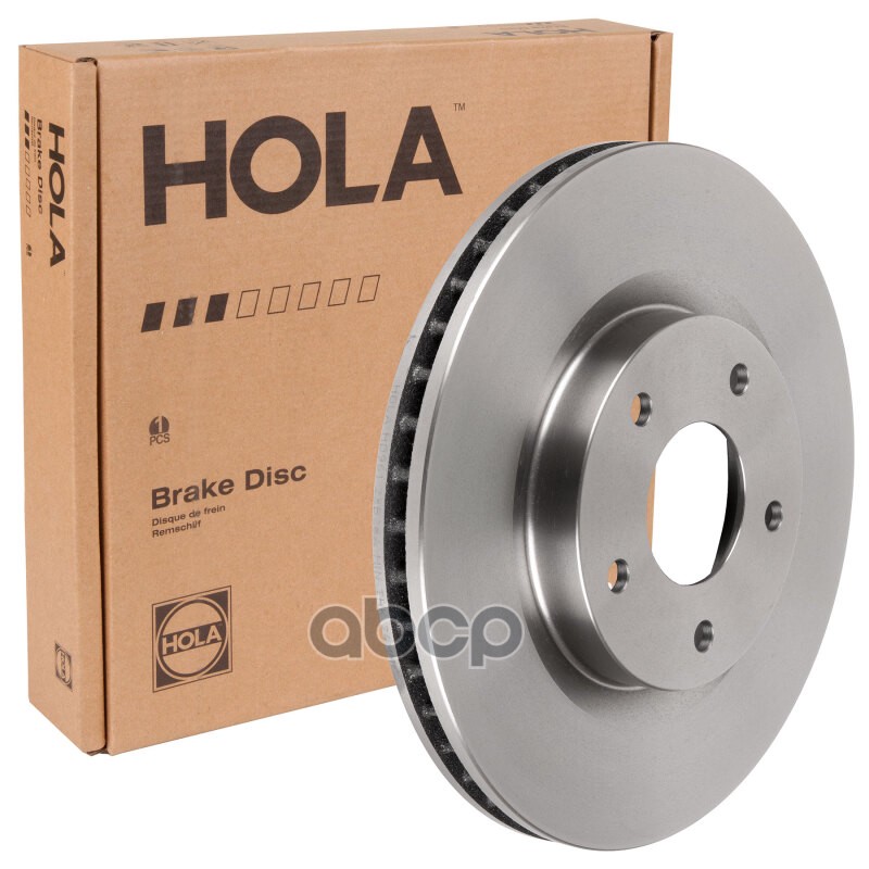 Тормозной диск вентилируемый  передний NISSAN Qashqai I  Qashqai+2  X-Trail II  Juke HOLA арт. hd961