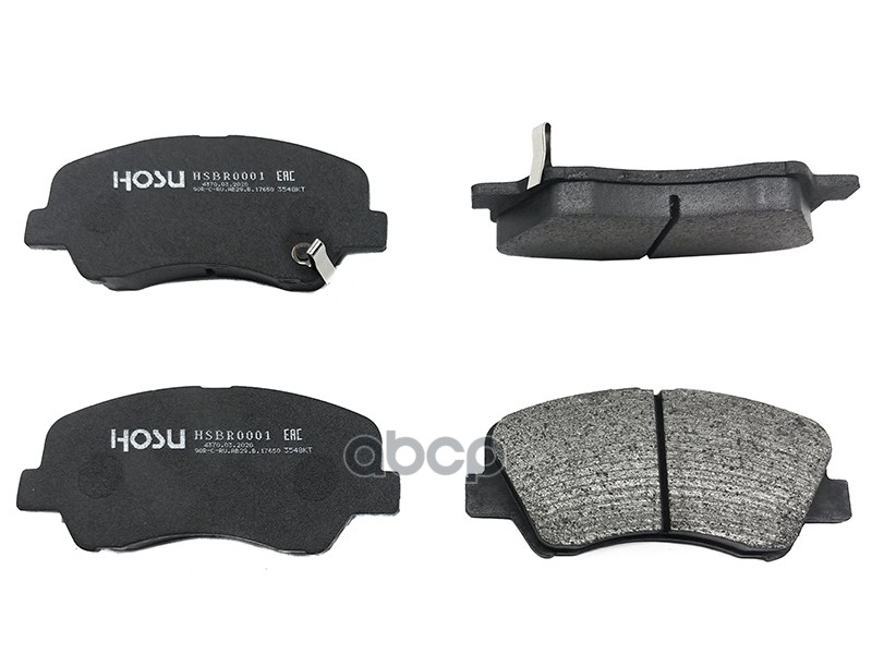 Колодки тормозные (Спереди) Hyundai Creta 15-22 / Elantra 06-16 HOSU арт. HSBR0001