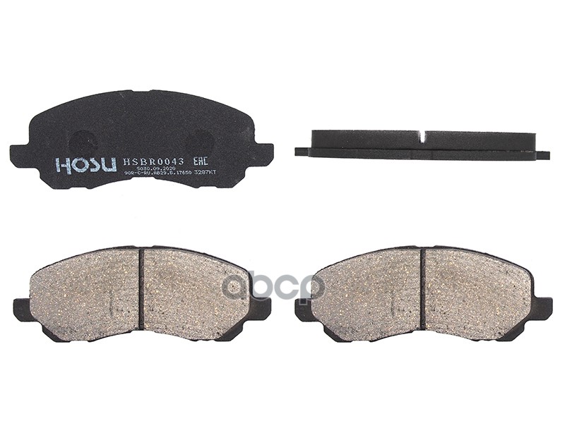 Колодки тормозные (Спереди) Mitsubishi ASX 10- / Delica 94-07 HOSU арт. HSBR0043