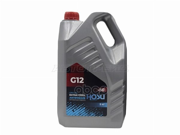 Антифриз (EXTRA COOL/ G12/ 5 кг./ -50 C/ красный) HOSU арт. HSCL0014