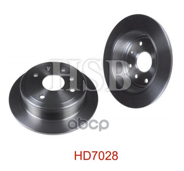 Диск Тормозной Задний Chevrolet Lacetti, Nubira, 1.4-2.0D 05- HSB арт. HD7028