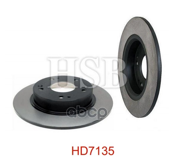 Диск Тормозной Задний Honda Civic Vii 1.3/1.4/1.8/2.2Ctdi 06> HSB арт. HD7135