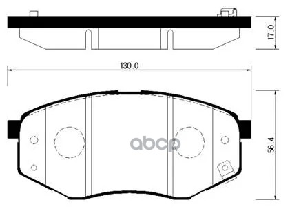 Колодки Тормозные Дисковые Передн Hyundai: Sonata (Yf) (15') 10-, Tucson Ix35 (15') 10-  Kia: Sportage R 2Wd 10- HSB арт. HP0041