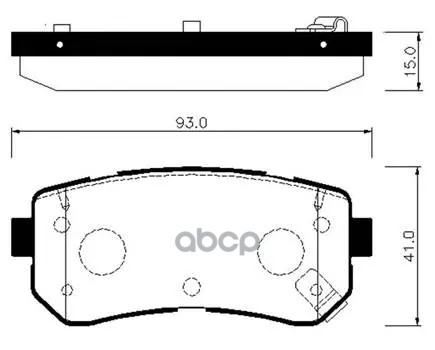 Колодки Тормозные Дисковые Kia: Morning HSB арт. HP1048
